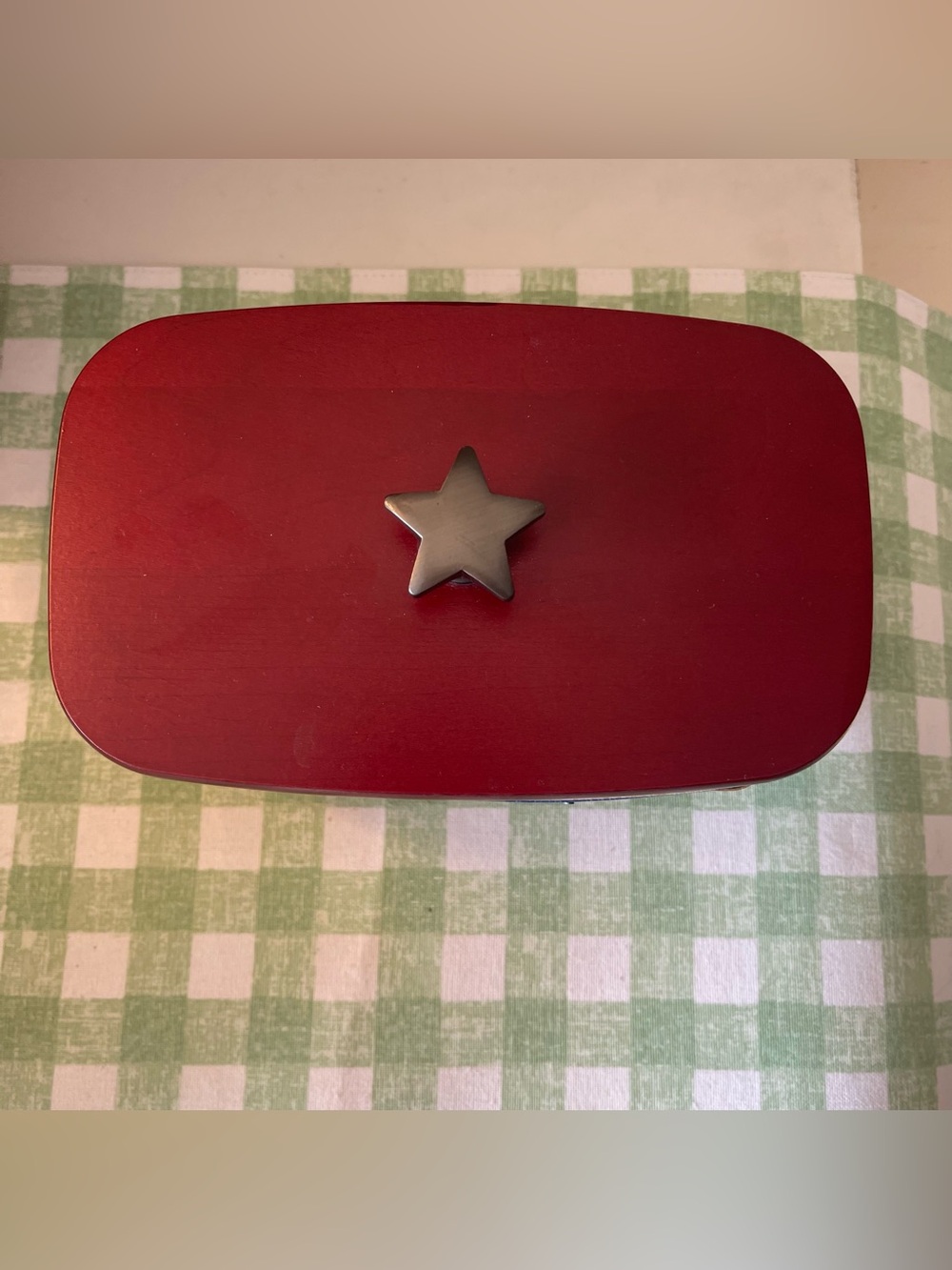 Longaberger All American Celebrations Caddy Basket 2010 Star Lid Liner Protector - Picture 2 of 6